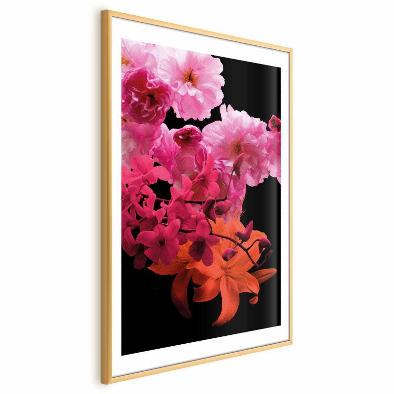 Plakat Artgeist Wiosenne nasycenie 60x90 cm z ramą złotą z marginesem 1 szt