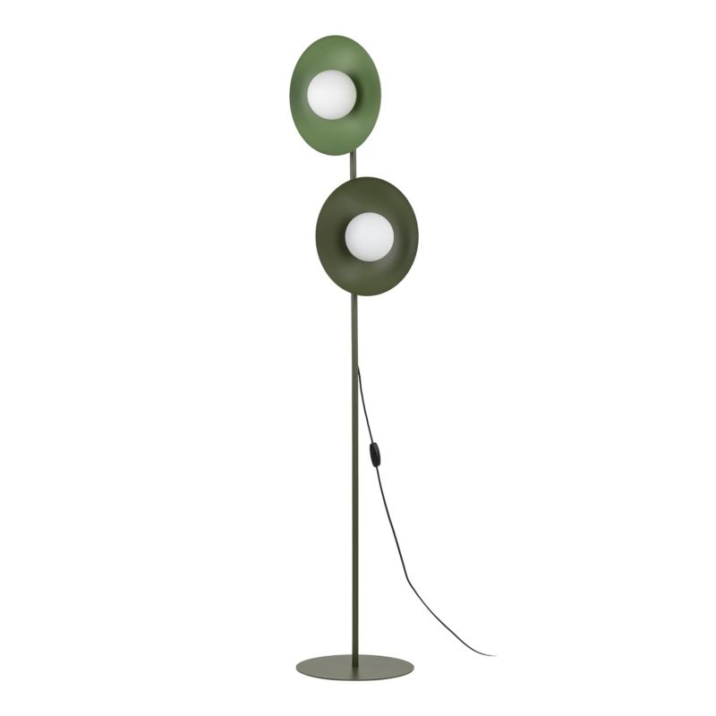 Lampa Podłogowa TK-Lighting Slate Mix Glass 2Xg9 - 1szt.