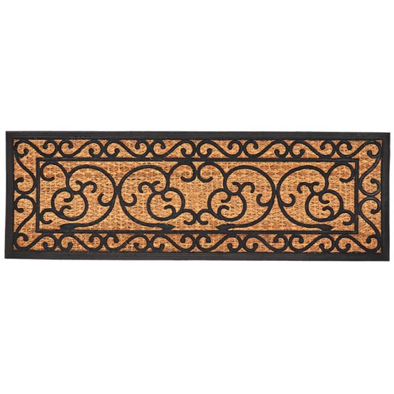 Wycieraczka Vintage Esschert Design brązowa gumowa z włóknem kokosowym 120x40 cm 1 szt.