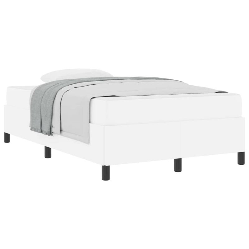 Łóżko z materacem WaszeMeble 120x200 cm Biały tkanina WM-3398995 1 szt.