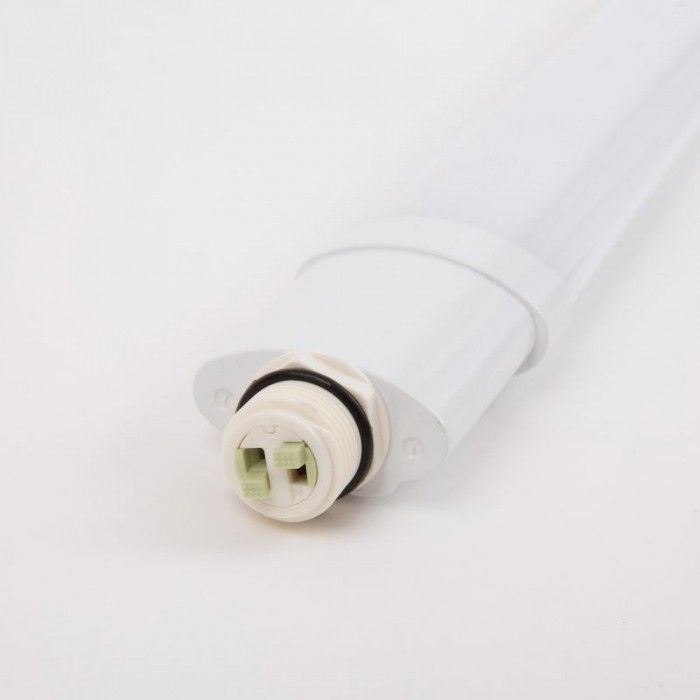 Oprawa liniowa do garażu warsztatu Ecolight Hermetyczna biała LED 40W 4000K 4000lm hermetyczna IP65 wym: 2,2 x 120 x 4 cm - 1 szt.