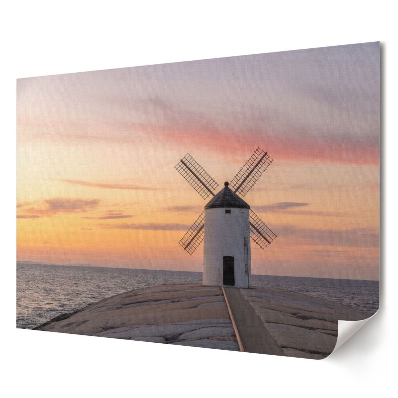 Plakat Wallfluent Format A1 Wiatrak nadmorski Artysta P. van B. 1 szt.