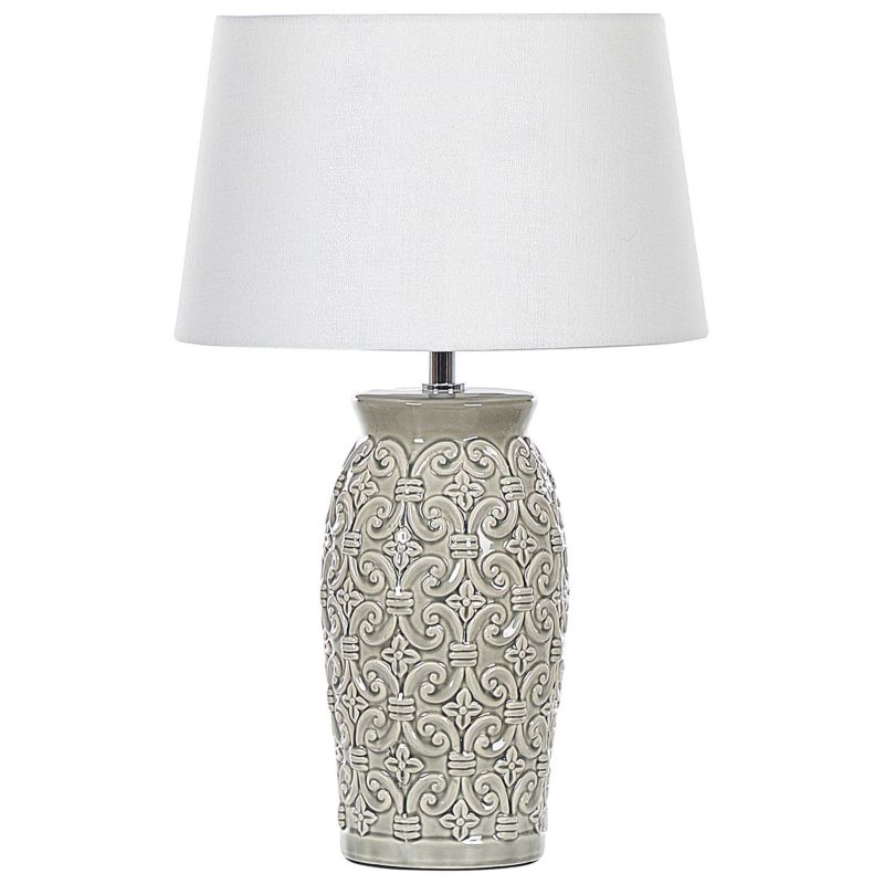 Lampa stołowa Khoper Ceramika Szary 1 szt.