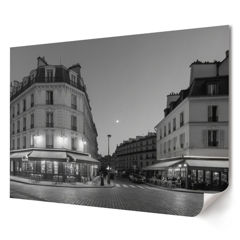 Plakat na ścianę Wallfluent Format A2 Nocne miasto Artysta Illusion 1 szt.