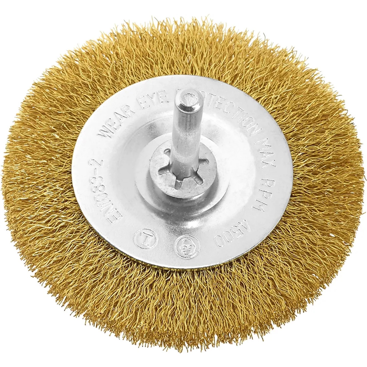 LUX-TOOLS Mosiężna szczotka tarczowa LUX-TOOLS Ø 75 mm
