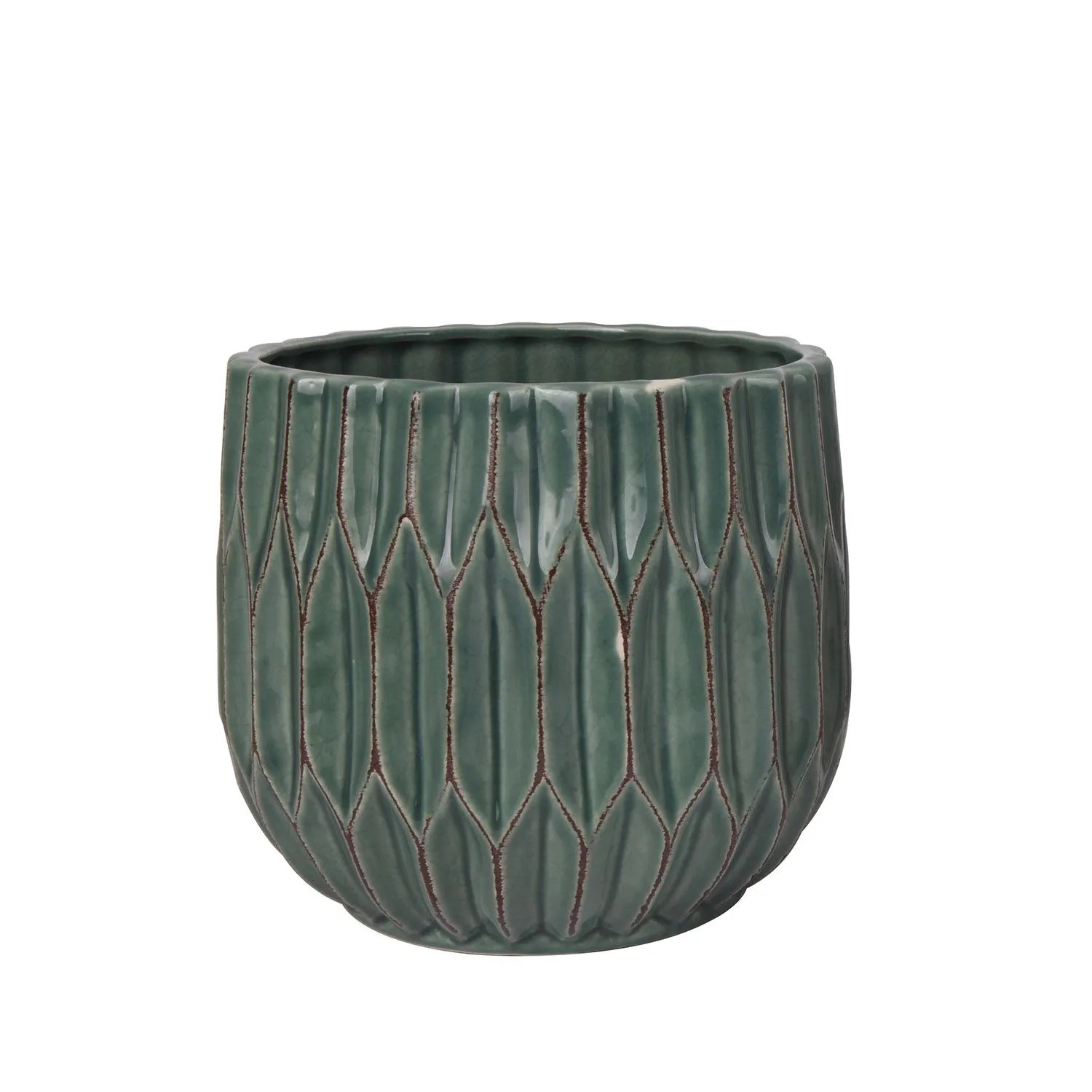 Osłonka Rosette zielona - 16 cm