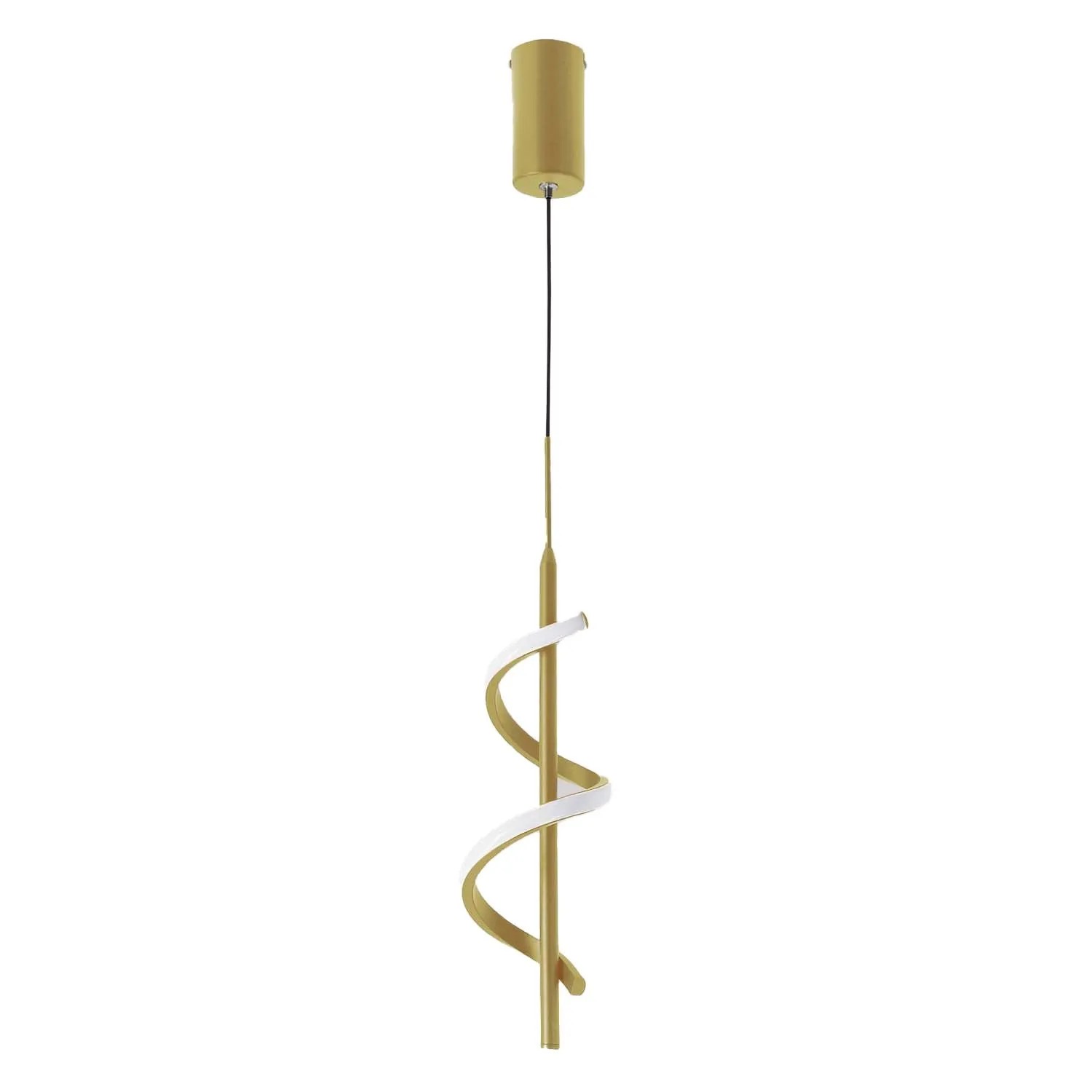 Candellux Lampa wisząca LED SPRAIT 12W 4000K 1000lm złota