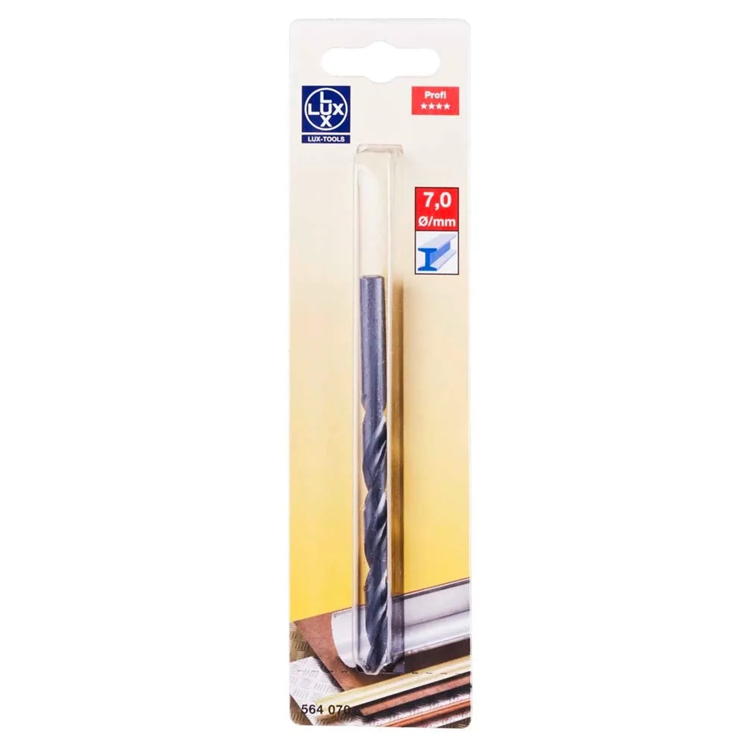 LUX-TOOLS Wiertło do metalu HSS-R 7 x 109 mm
