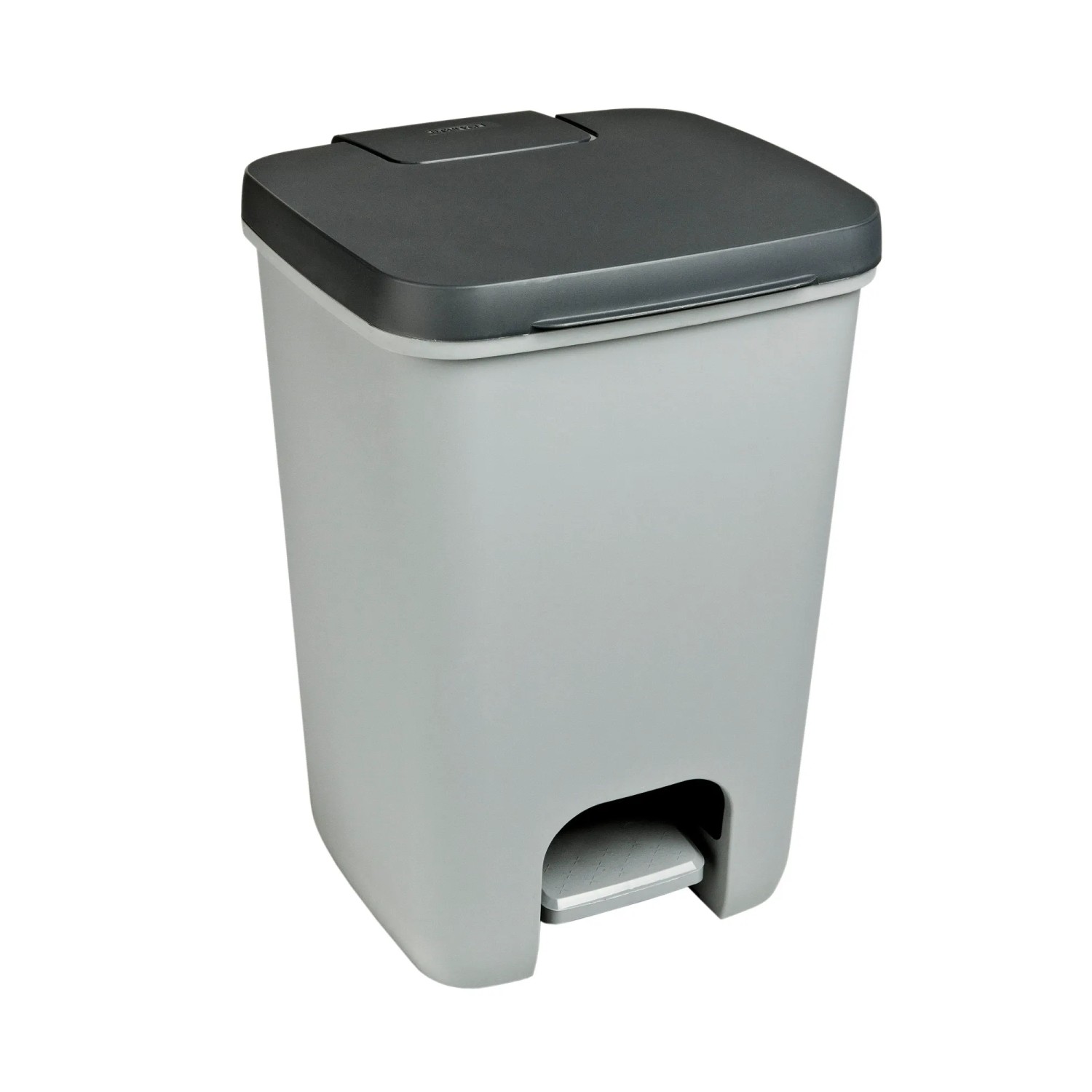 Curver Kosz na śmieci ESSENTIALS plastikowy 20 l szaro-czarny