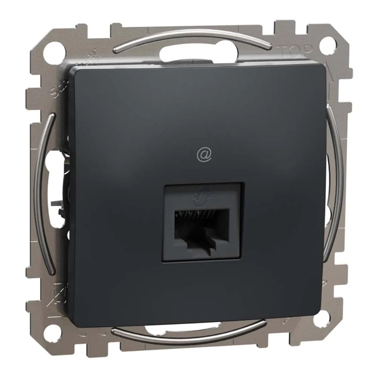 Schneider Electric Gniazdo Sedna D&E komputerowe RJ45 czarne