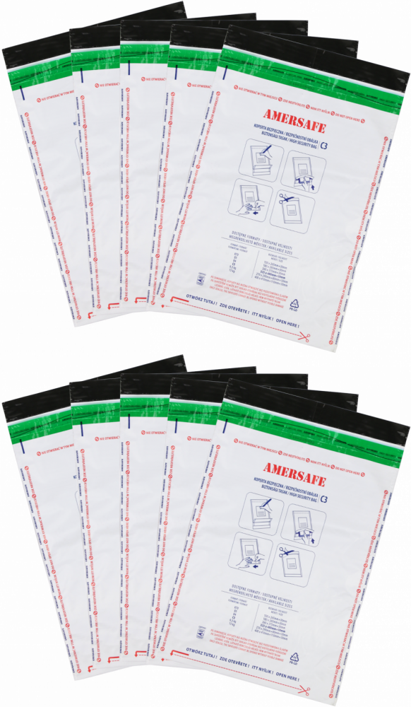 2x Koperta bezpieczna SuperpackSafe, C3, z paskiem HK, 100 sztuk, szary