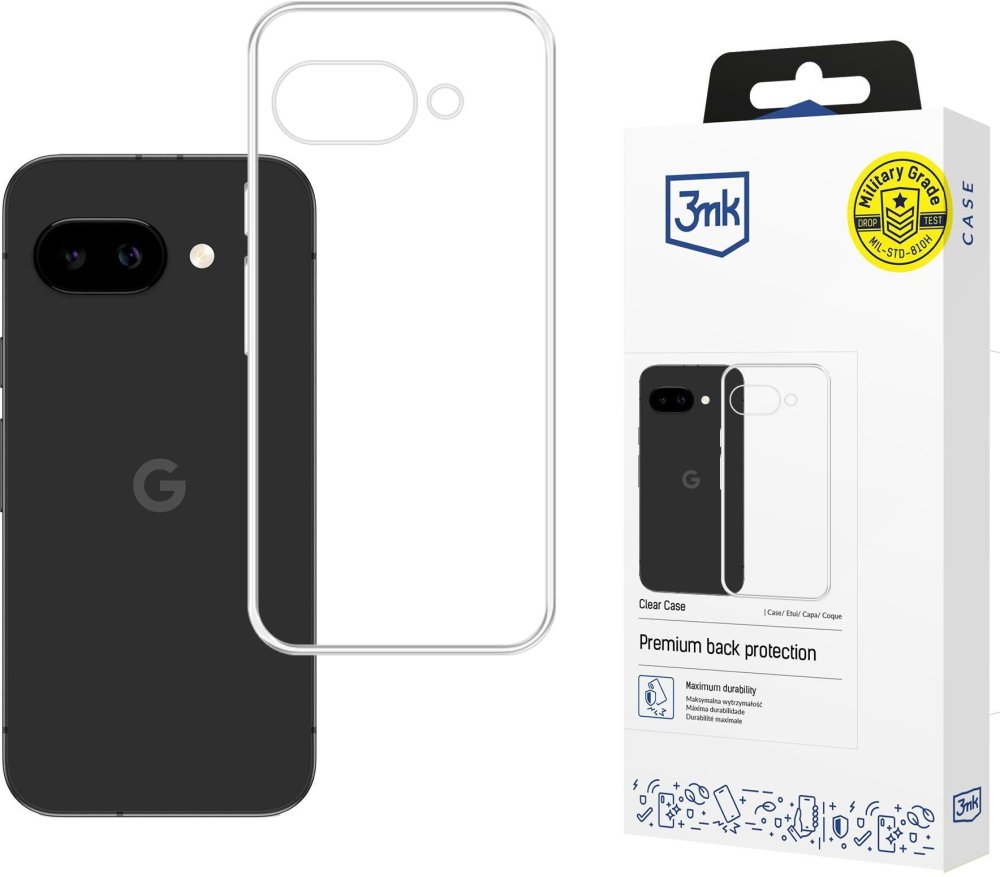 Etui na telefon 3mk Clear Case, do Google Pixel 10A, transparentny