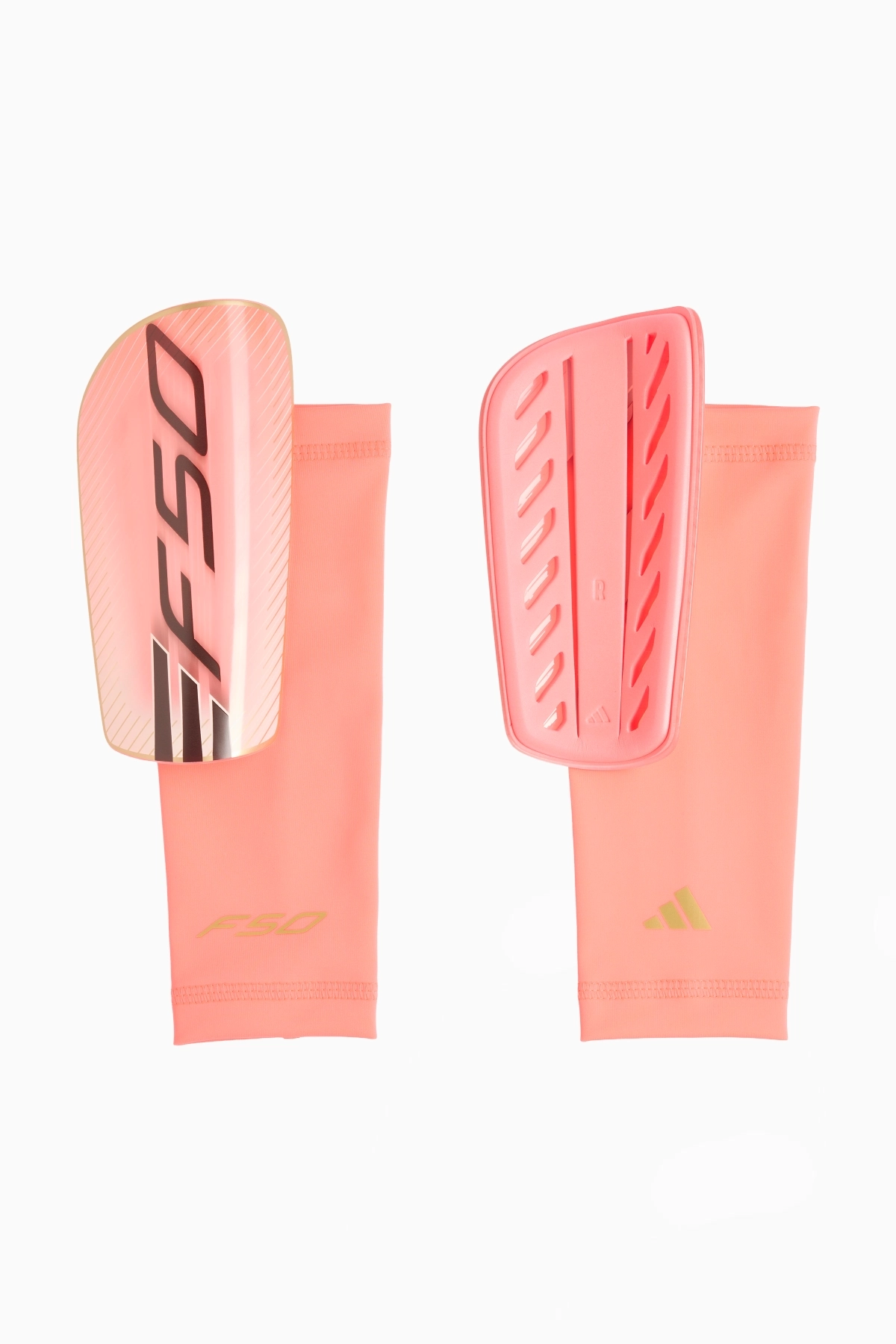 Ochraniacze adidas F50 League - Różowy
