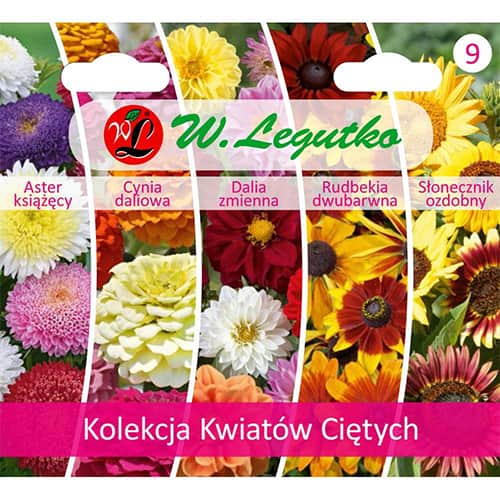 1 szt, Virágok vágáshoz, 5 fajtát tartalmazó csomag - Magok: Mod de ambalare: 1 db