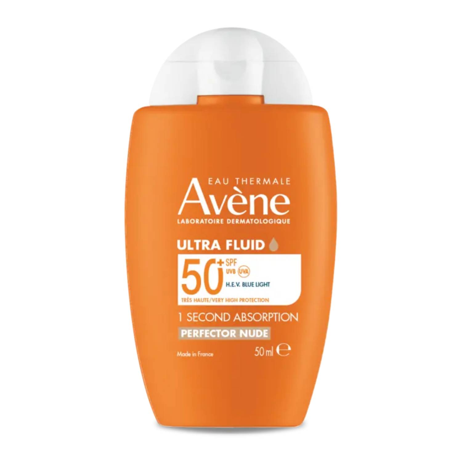 Avene ultra fluid perfector - bardzo wysoka ochrona, do skóry wrażliwej, spf 50+, 50 ml