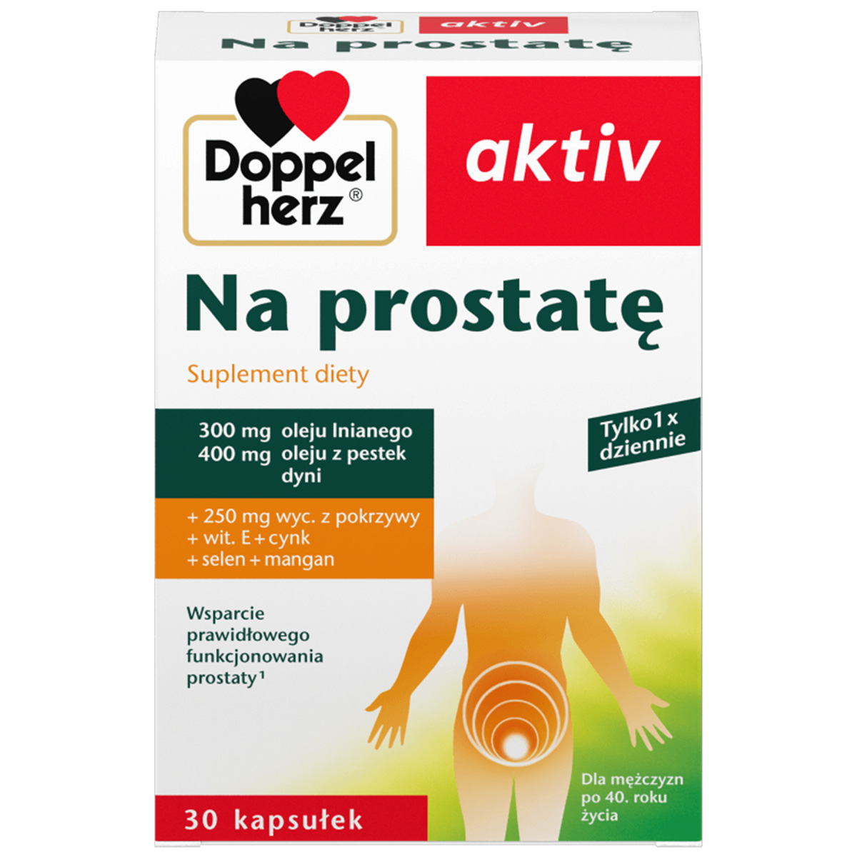 Doppelherz aktiv na prostatę, 30 kapsułek