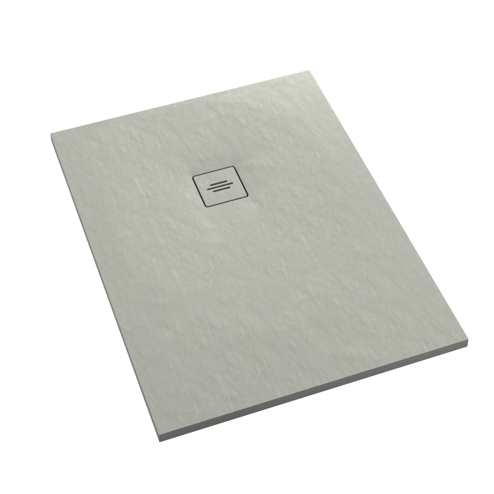 Schedline Protos Cement Stone brodzik prostokątny 140x90 cm cement 3SP.P1P-90140/CT/ST-M1/CT/ST