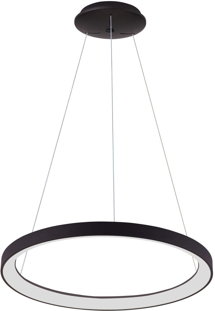 Italux Vico lampa wisząca 1x60 W czarna PND-53675-078RPC-BK-3KS4K-TRDIMM