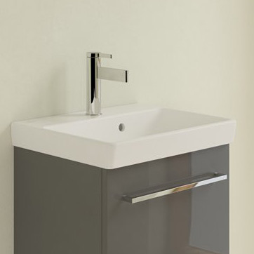 Villeroy & Boch Avento umywalka 45x37 cm prostokątna CeramicPlus Stone White 735845RW