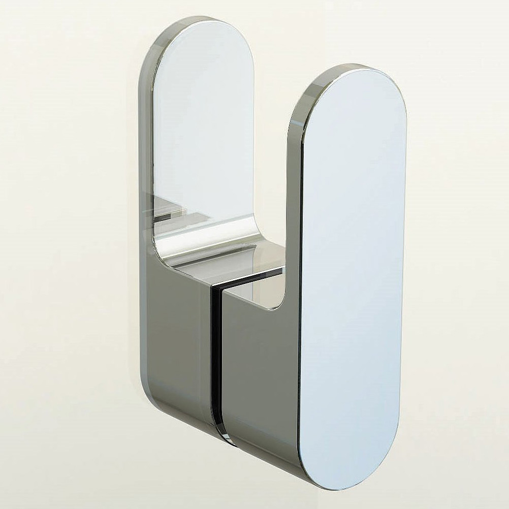 Ravak Chrome CSD1-90 drzwi prysznicowe 90 cm wnękowe satyna/szkło przezroczyste 0QV70U00Z1