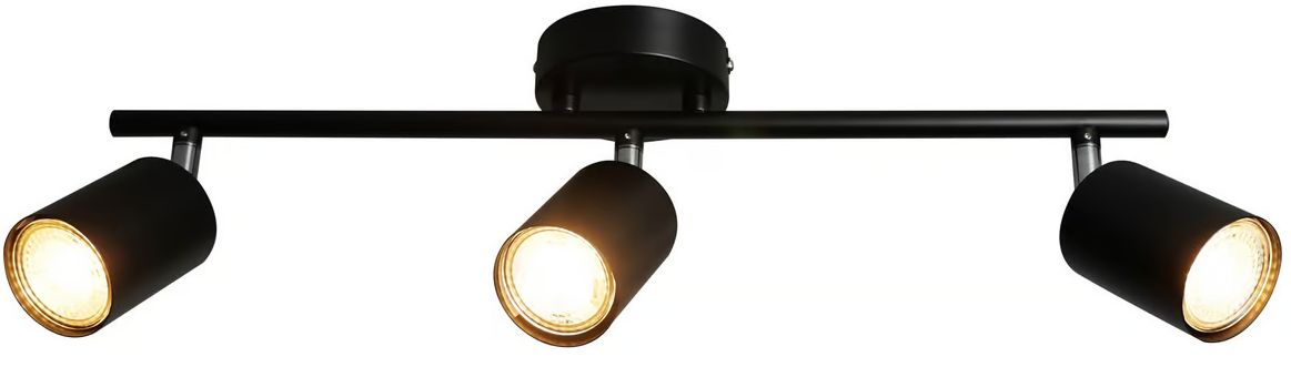 Nordlux Explore lampa podsufitowa 3x35 W czarna 2113270103