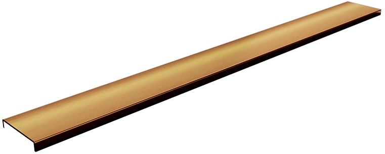 Schedpol Base Copper Brushed Range maskownica odpływu liniowego 80 cm miedź 10.052/DPMS