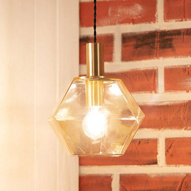 Abruzzo Baciata lampa wisząca 1x60 W bursztynowa ABR-LWS-A-BAC