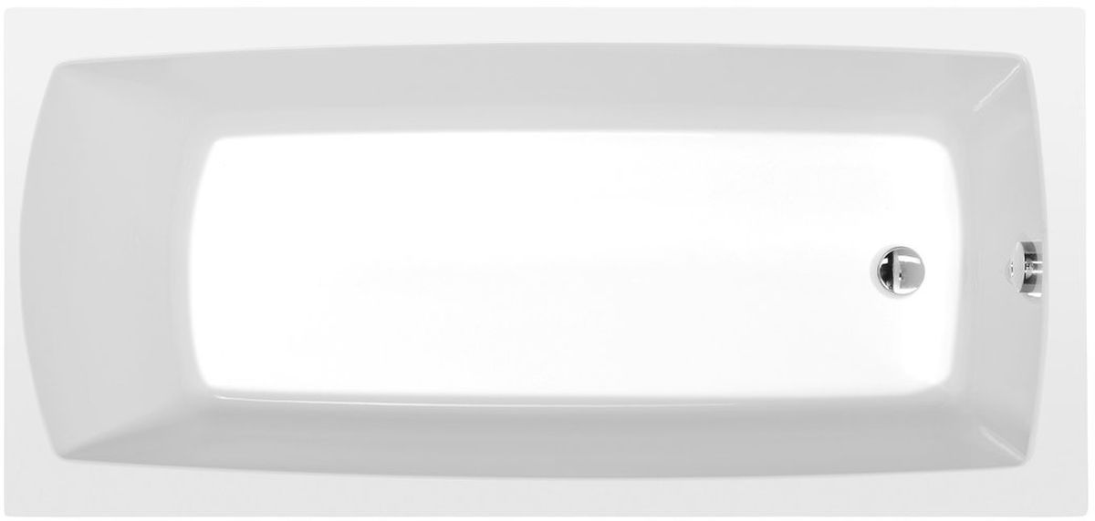 Polysan Lily Slim wanna prostokątna 150x70 cm biała 72273S