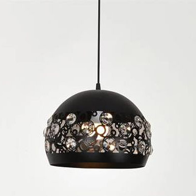 Candellux Jolina lampa wisząca 1x40W czarna 31-69696