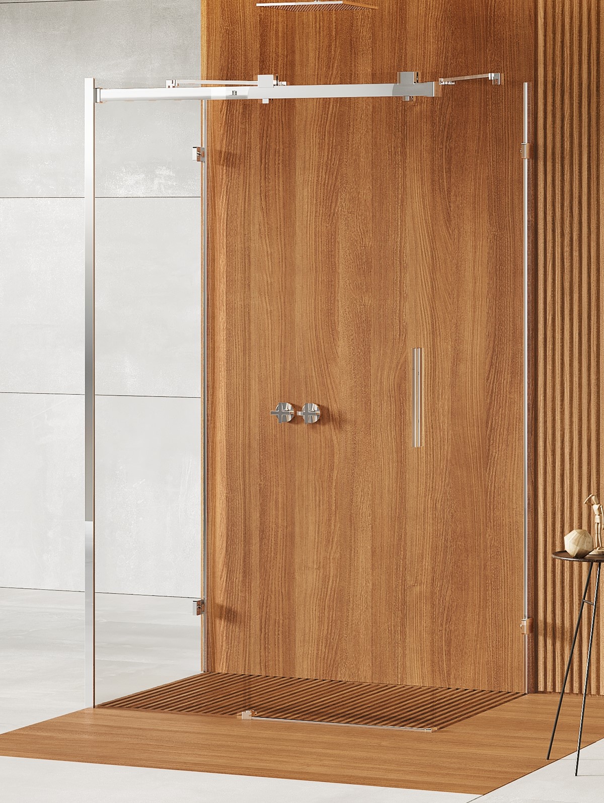 New Trendy Softi X kabina prysznicowa 140x80 cm prostokątna lewa chrom połysk/szkło przezroczyste EXK-5345