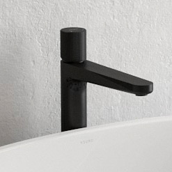 Ksuro 02 bateria umywalkowa stojąca wysoka czarny mat 10005030 - Wysyłka w 24h