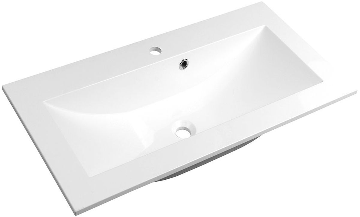 Sapho Yukon umywalka 70x45 cm wpuszczana prostokątna biała YU070