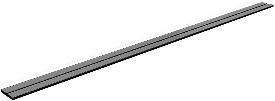 Schedpol Graphite Slim Duo maskownica odpływu liniowego 90 cm grafit 10.053/SLX/DPG