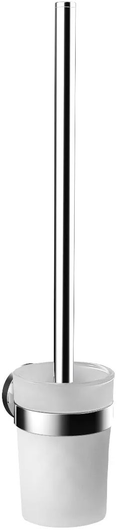 Emco Round szczotka toaletowa chrom/szkło satynowe 431500101