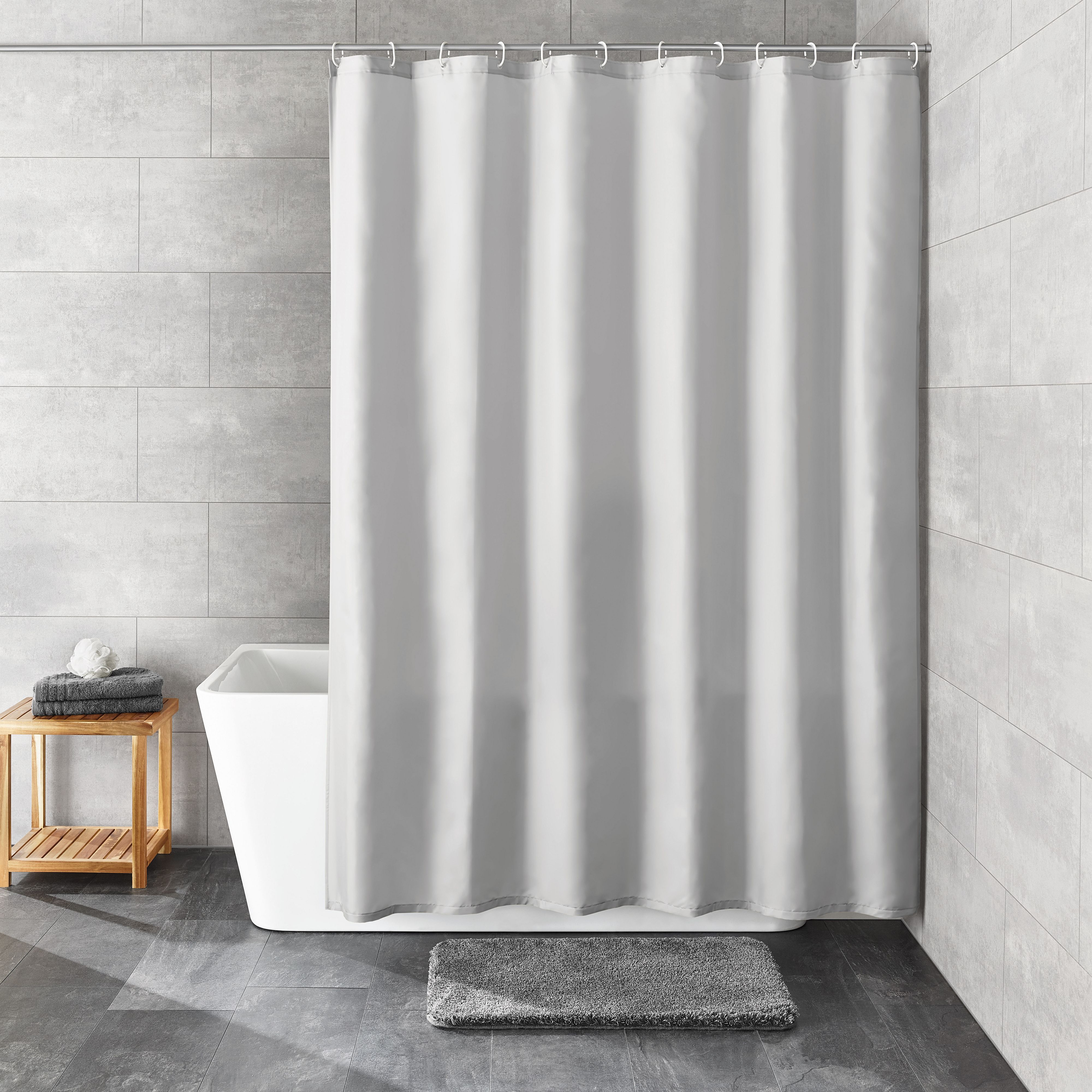 Kleine Wolke Kito zasłona prysznicowa 200x180 cm szara 4937913305