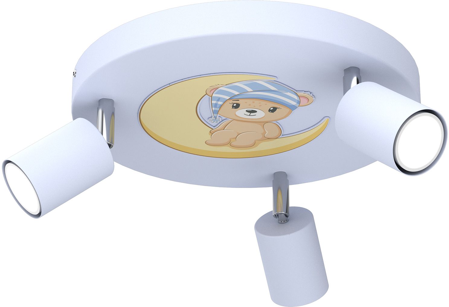 Luminex Fun lampa podsufitowa 3x8 W niebieska 9340
