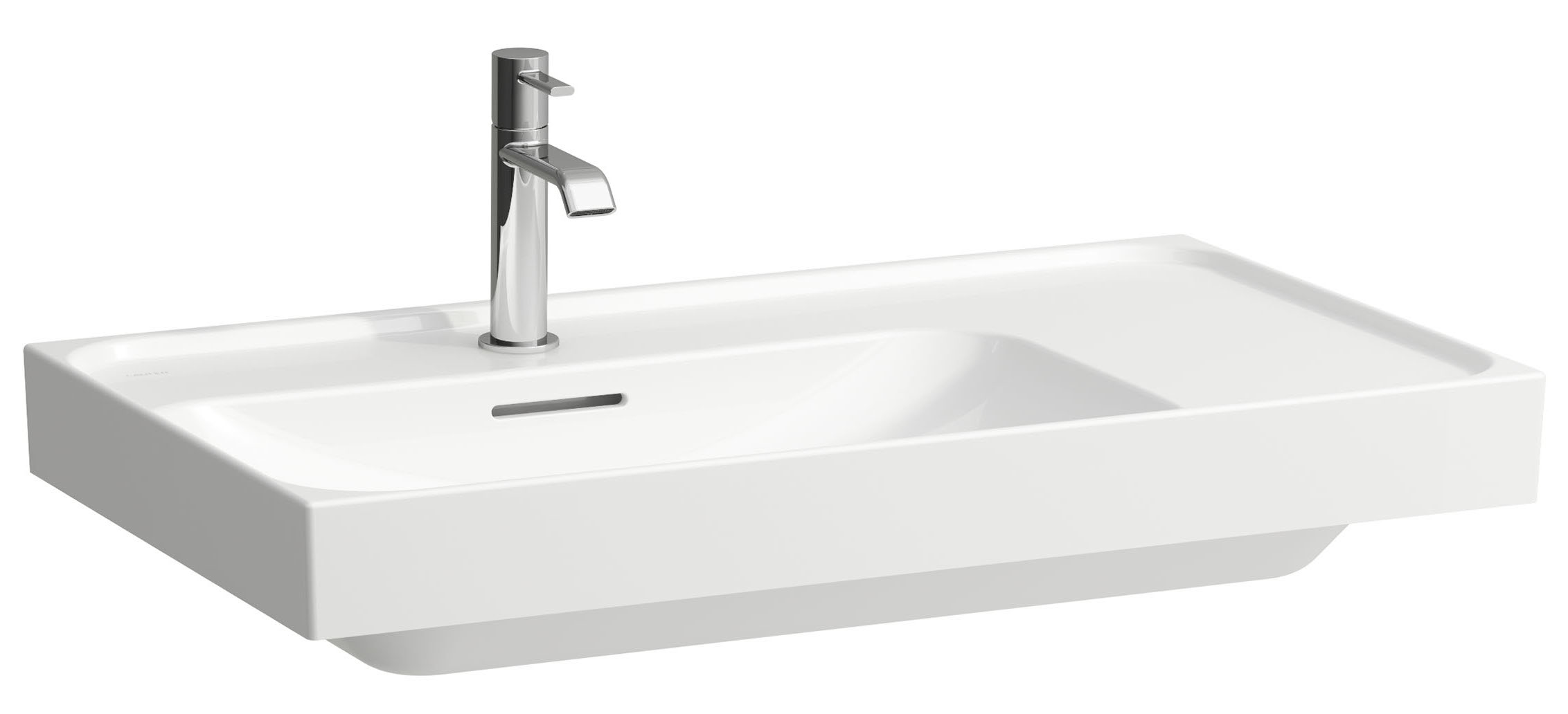 Laufen Meda umywalka 80x46 cm prostokątna ścienna-meblowa biała H8171167571041