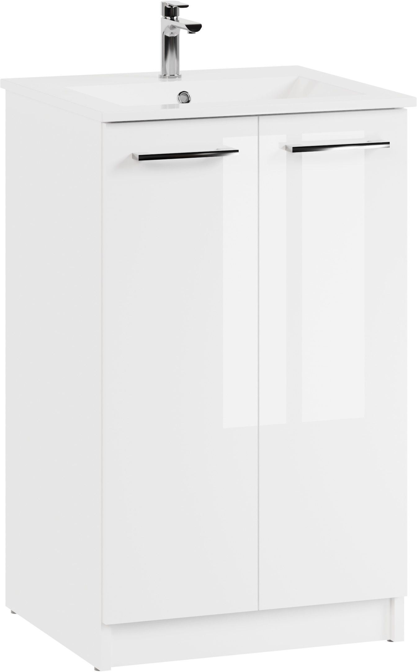 Astor Neo umywalka z szafką 51 cm białą AM-LEU-510-27