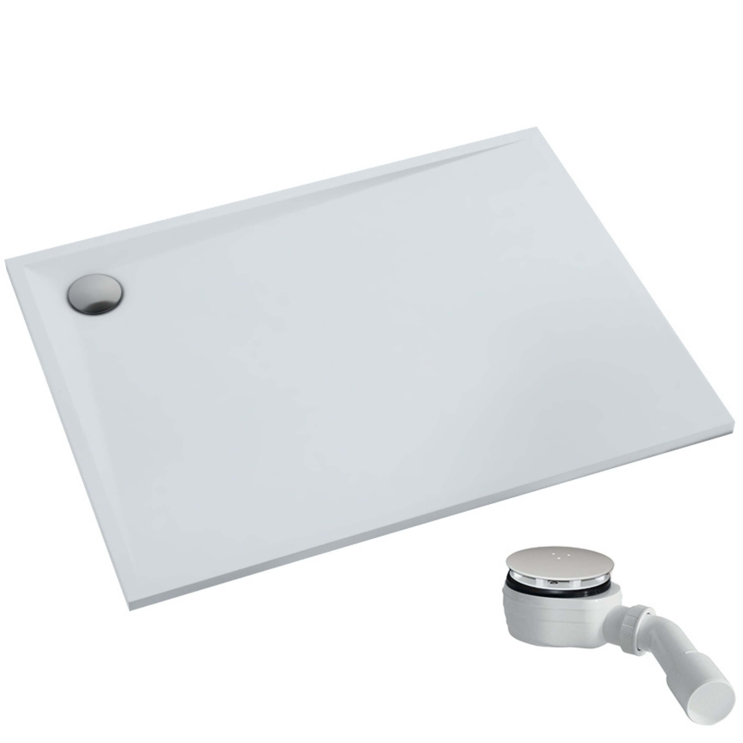 Schedpol Etrusco White Mat brodzik prostokątny 110x90 cm biały 3.477/B/MG