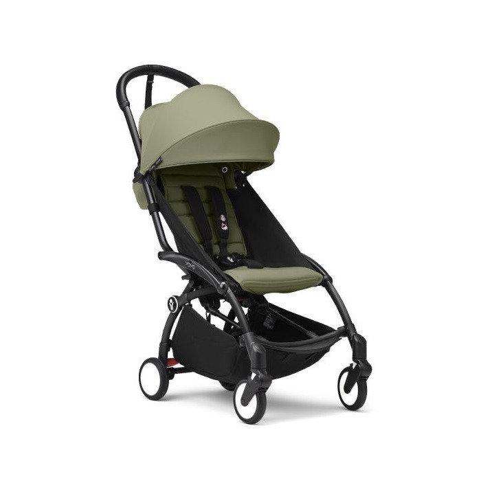 Stokke Yoyo 3 - wózek spacerowy-Olive/ Czarna rama