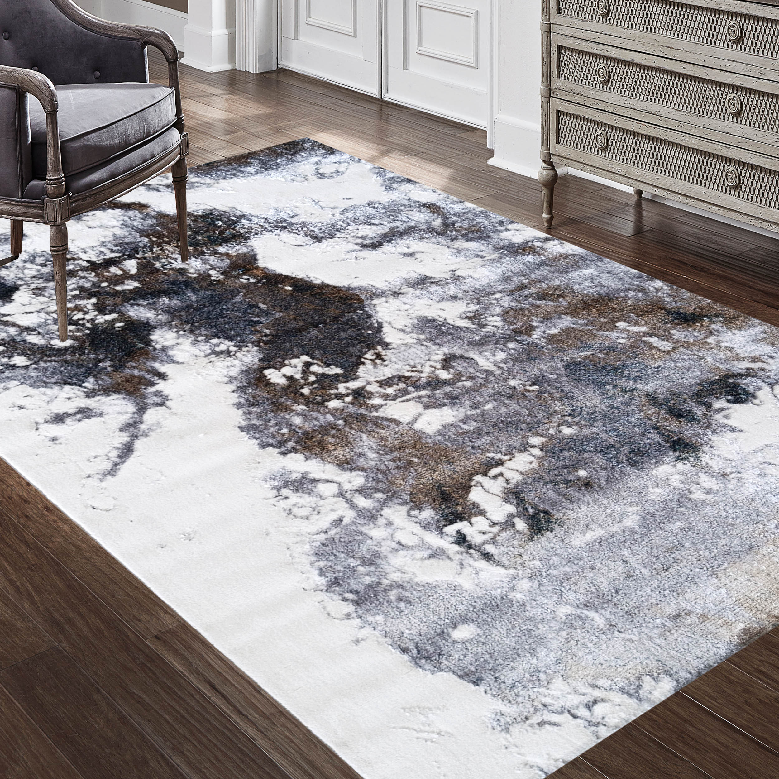 Dywan - 160 x 220 cm - Wielokolorowy - Nowoczesny - Dywanopol