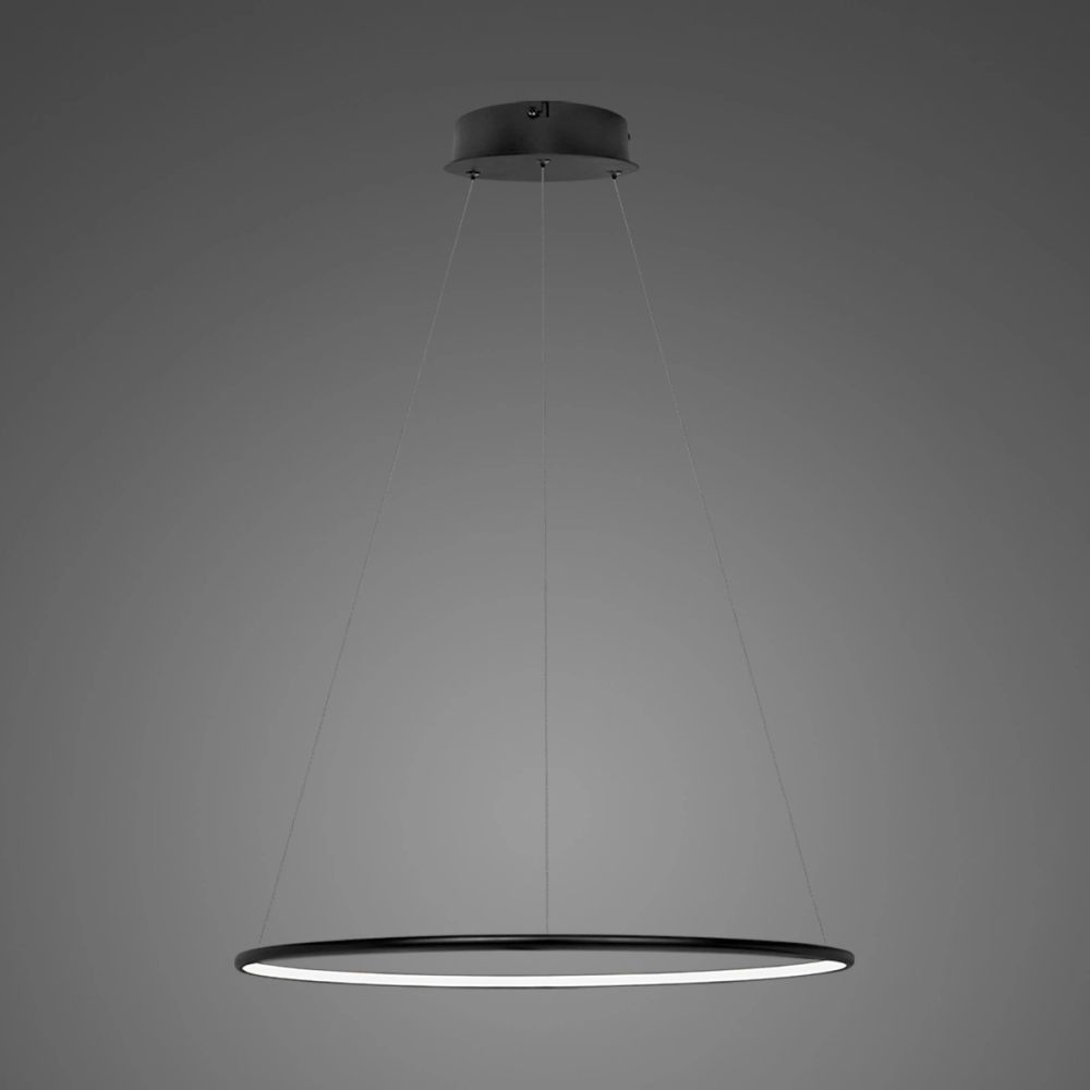Darmowa Dostawa - Lampa wisząca 1x15 W czarna Altavola Design Ledowe Okręgi LA073P40in4kblackdimm