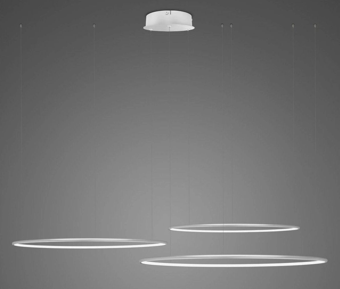 Darmowa Dostawa - Lampa wisząca 1x68 W srebrna Altavola Design Led Shape LA075CO380in4ksilverdimm