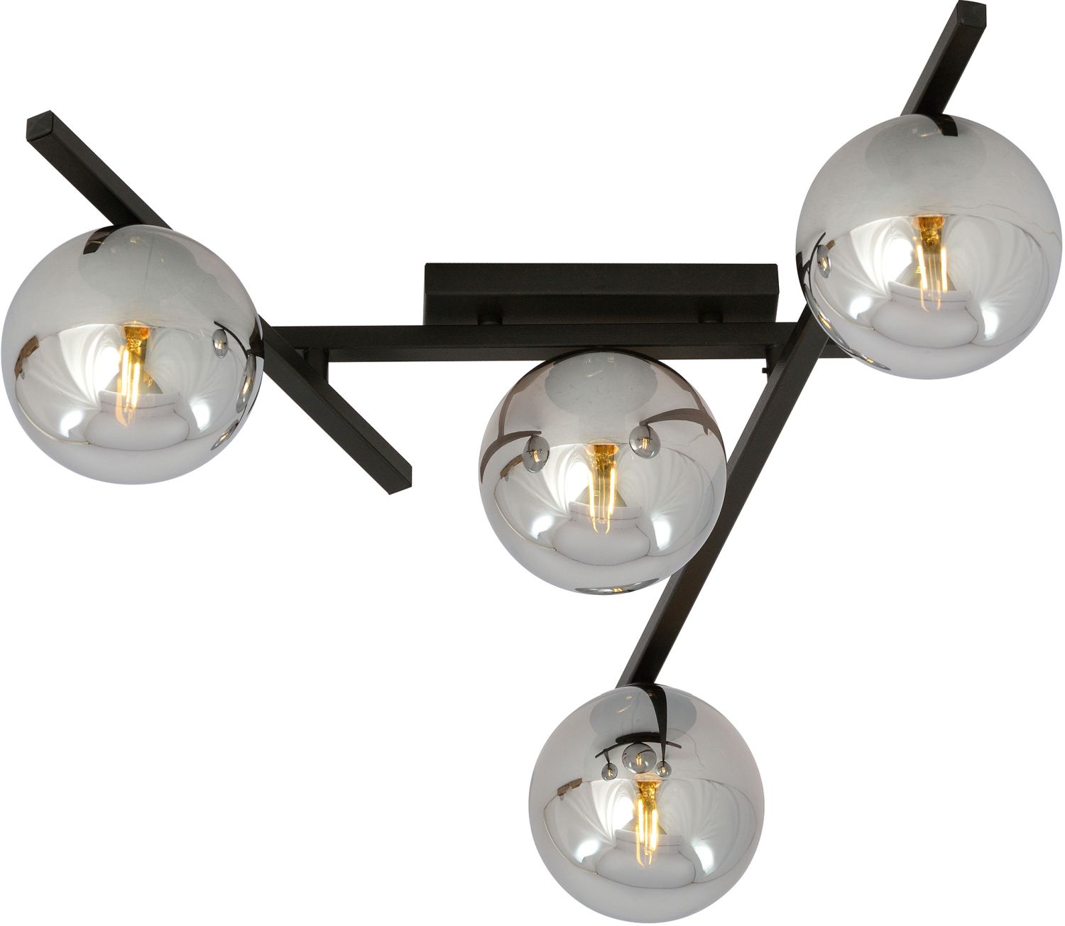 Darmowa Dostawa - Lampa podsufitowa 4x10 W czarna-grafitowa Emibig Smart 11044