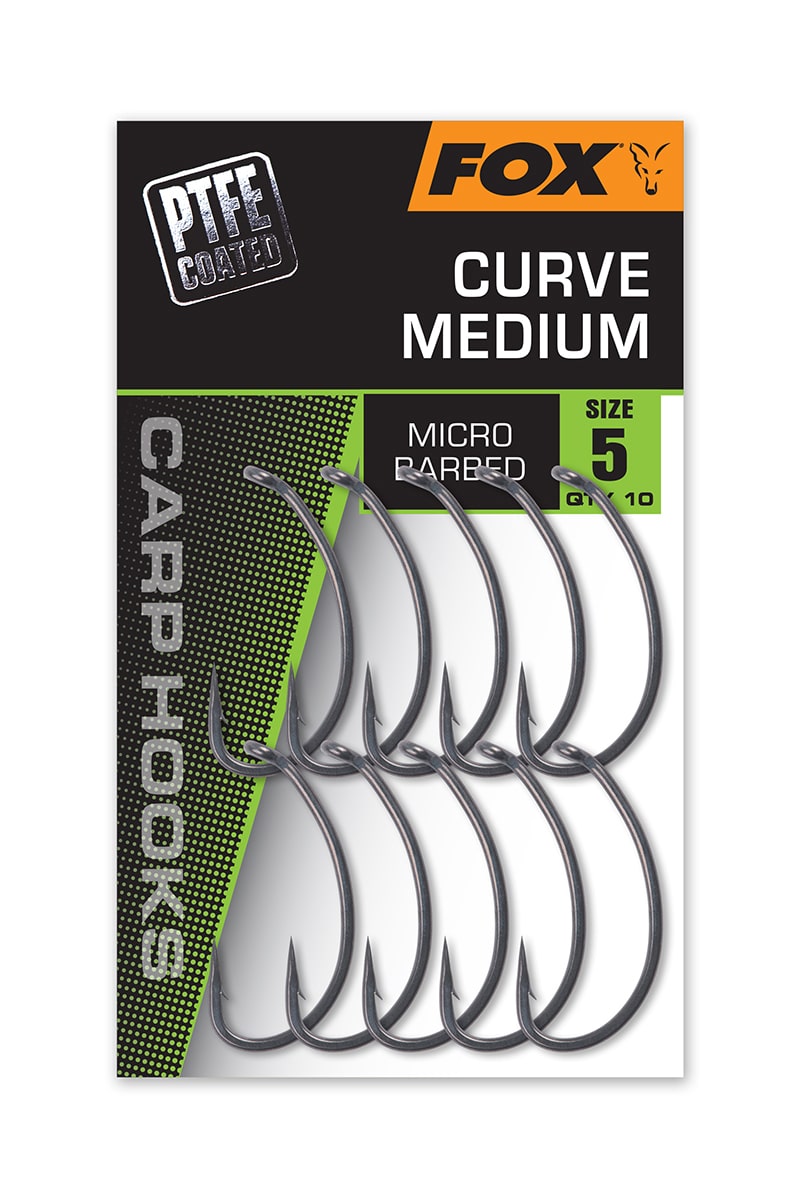 FOX Haczyki Karpiowe Curve Medium nr 4