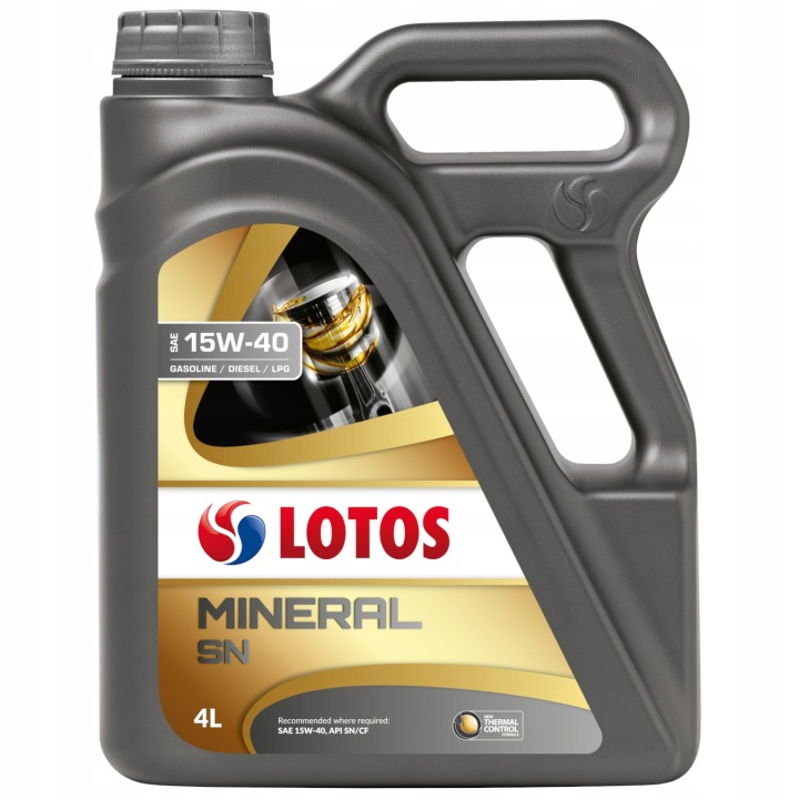 LOTOS MINERAL SN 15W40 4L - Petrostar