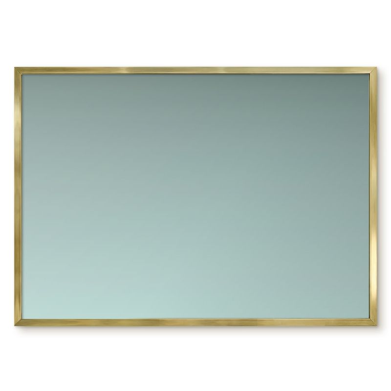 Tablica Magnetyczna Tulup 70x50 cm Turkusowy gradient - Złota rama Do salonu, biura 1 szt.