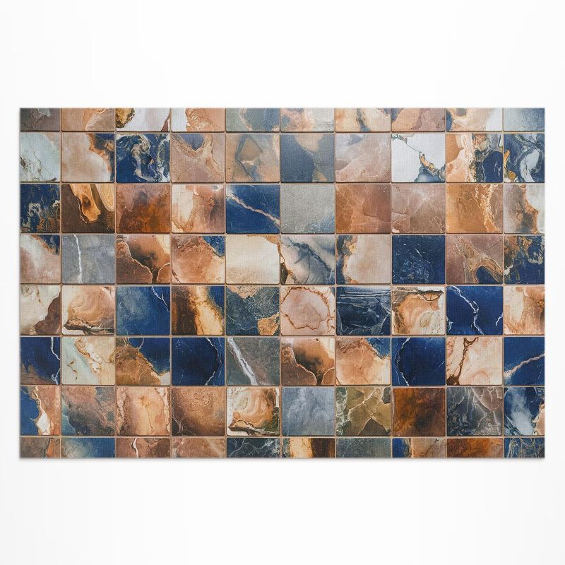 Winylowy Chodnik Zewnętrzny Wallfluent 150x225 cm vintage kamienna mozaika 1 szt.