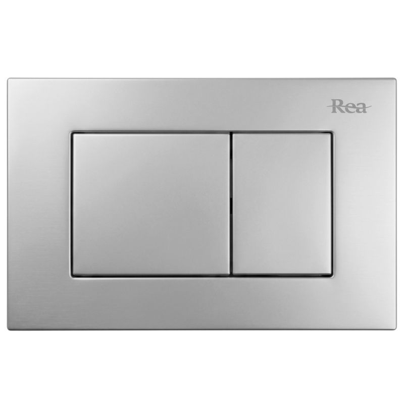 Przycisk Do Stelaża Podtynkowego Rea J , Srebrny Satynowy 4X24,5X16,5Cm 1Szt