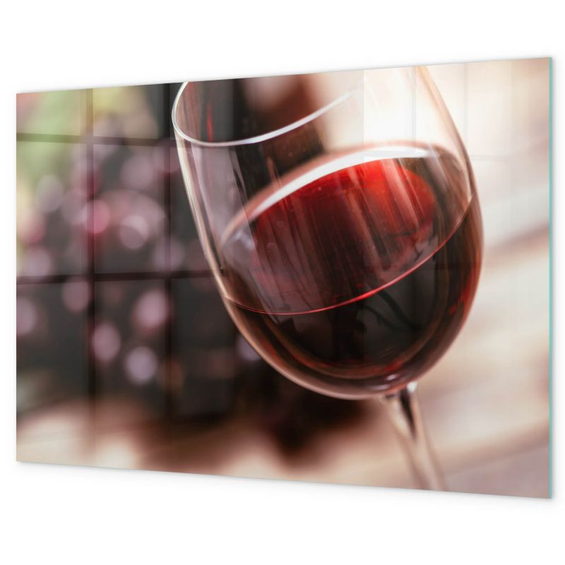 Tablica Magnetyczna Biurowa Tulup 90x60 cm Kieliszek czerwonego wina Na notatki i zdjęcia 1 kpl